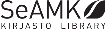 SeAMK Kirjasto-SeAMK Library -logo